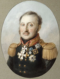 Russian Painting Of 19th Cen Collection: Field Marshal Count Ludwig Adolf Peter of Sayn-Wittgenstein-Ludwigsburg, (1769-1843), 1814
