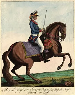 Field Marshal Gallery: Field Marshal Generalissimo Prince Alexander Suvorov (1729-1800), c. 1790