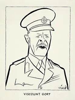 Field Marshal John Vereker, 6th Viscount Gort, between 1939 and 1946. Creators: Central Office of Information, Victor Weisz