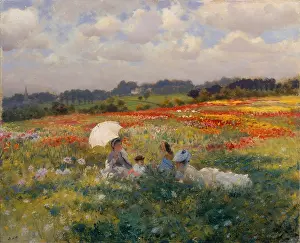 Meadow Prints: In the field near London, c1875. Creator: De Nittis, Giuseppe (1846-1884)