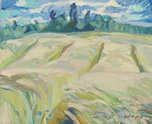 Cereal Prints: Field of Rye, 1926. Creator: Gabriel Engberg