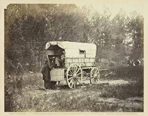 Telecommunications Gallery: Field Telegraph, Battery Wagon, September 1864. Creator: David Knox