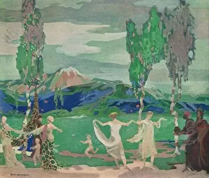 Avatar Gallery: The Fields of Avatar, c20th century (1914-1915). Artist: George Sheringham