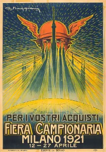 Trade Fair Prints: Fiera Campionaria Milano, 1921. Creator: Muggiani, Giorgio (1887-1938)