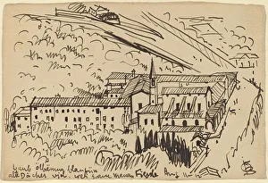 Fiesole, Cloister of S. Domenico, 1912. Creator: Oscar Bluemner