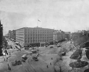 Madison Square Park Prints: Fifth Avenue and Madison Square, New York, USA, c1900. Creator: Unknown