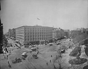 Urbanisation Gallery: Fifth Avenue and Madison Square, New York, c1897. Creator: Unknown