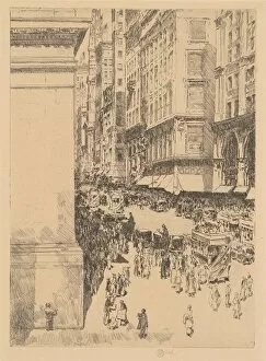 Fifth Avenue, Noon, 1916. Creator: Frederick Childe Hassam
