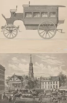 Carriages Collection: Fifth Avenue Omnibuses... 1885. Creator: Unknown