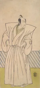 The Fifth Ichikawa Danjuro as a Samurai of High Rank, late 18th century. Creator: Shunsho