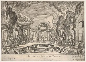 Medici Cosimo Ii De Prints: Fifth Interlude: Vulcan (Intermedio quinto di Volcano), from the series Seven