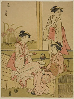 Conversation Collection: The Fifth Month (Gogatsu), from the series 'The Twelve Months (Juni toki)', c. 1791