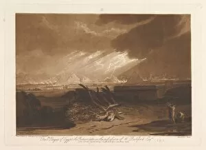 Catastrophe Gallery: The Fifth Plague of Egypt (Liber Studiorum, part III, plate 16), June 10, 1808