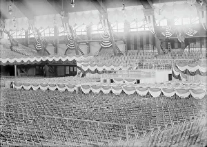 Fifth Regiment Armory, Baltimore, Maryland - Interior Ready For Democratic National Convention, 1912 Creator: Harris & Ewing. Fifth Regiment Armory, Baltimore, Maryland - Interior Ready For Democratic National Convention