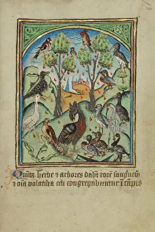 Illumination Painting Prints: The Fifth Sign before the Day of Judgment; Illustrated Vita Christi