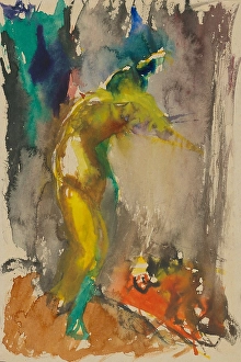 Janko Novk Prints: Fight, 1940-1944. Creator: Jan Novak