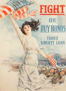 Political Agitation Prints: Fight or Buy Bonds, 1917. Creator: Christy; Howard Chandler (1872-1952)