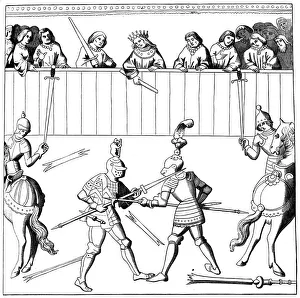 Fighter Prints: A fight to the death, 15th century (1849)