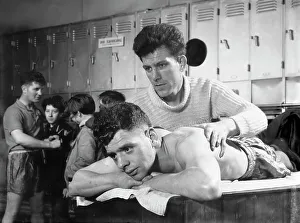 Tyne And Wear Prints: After the fight, the Horden Colliery training Gym, Sunderland, Tyne and Wear, 1964