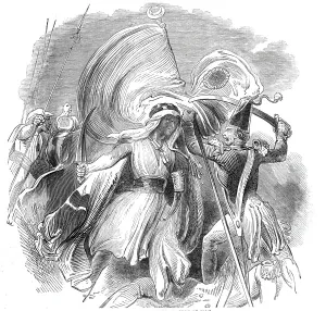 Fight for the Standard, Battle of Isly, 1844. Creator: Unknown Fight for the Standard, Battle of Isly, 1844. Creator: Unknown