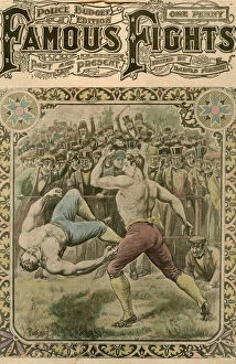 Print Collector25 Collection: The fight between Tom Spring and Bill Neat, 1823 (late 19th or early 20th century). Artist: Pugnis