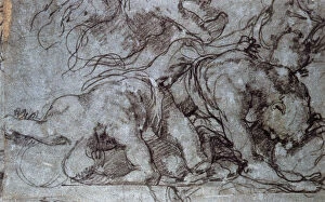 The Fighters, 16th century. Artist: Taddeo Zuccaro
