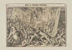 National Uprising Prints: Fighting in the streets of Moscow between Russians and Poles in 1611