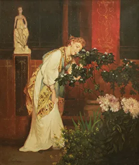 Figura pompeiana. Creator: Bazzani, Luigi (1836-1927)
