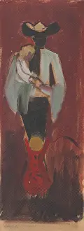 Arnold Peter Weisz Kubncan Prints: Figural Study, 1935. Creator: Arnold Peter Weisz-Kubincan
