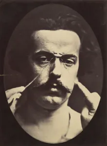Duchenne Prints: Figure 16: Expression of severity, 1854-56, printed 1862