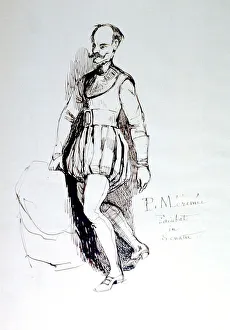 Figure in 16th Century Costume, c1823-1870. Artist: Prosper Merimee