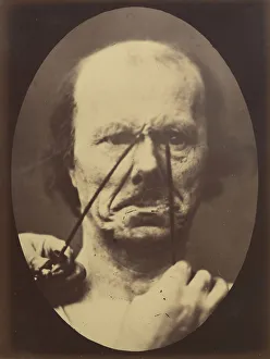 Duchenne Prints: Figure 18: Aggression, wickedness, 1854-56, printed 1862