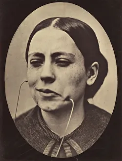 Adrien Tournachon Gallery: Figure 36: Scornful laughter and scornful disgust, 1854-56, printed 1862