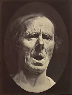 Adrien Alban Tournachon Gallery: Figure 54: Voluntary lowering of the lower jaw, 1854-56, printed 1862