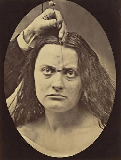 Adrien Tournachon Gallery: Figure 82: Lady Macbeth, strong expression of cruelty, 1854-56, printed 1862
