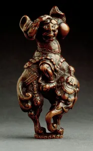 Creature Prints: Figure on Baku, 18th century. Creator: Unknown
