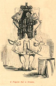 The Comic History Of England Gallery: A Figure for a Crown, 1897. Creator: John Leech