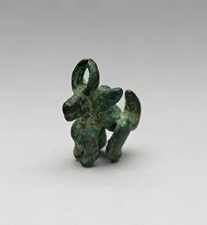 Figure of a Deer, Possibly Finial of a Pin, c. 1000 / 1470. Creator: Unknown
