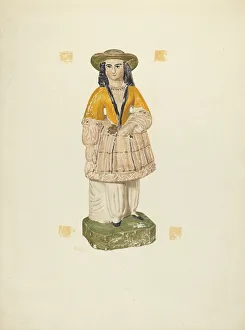 Figure of a Girl, 1940. Creator: Lucille Chabot