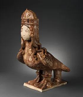 Figure of Harpy, Iran, 12th-early 13th century. Creator: Unknown Figure of Harpy, Iran, 12th-early 13th century. Creator: Unknown