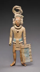 Figure of a Standing Warrior, A. D. 650 / 800. Creator: Unknown