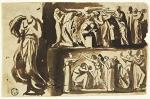 Figure Studies, c. late 1770s. Creator: George Romney