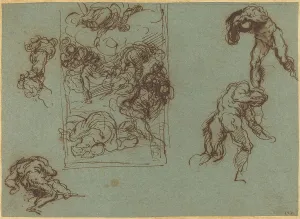 Palma Giovane Prints: Figure Studies. Creator: Jacopo Palma