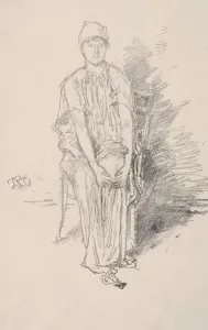 Figure Study, 1890. Creator: James McNeill Whistler (American, 1834-1903)