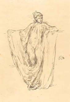 Rosenwald Collection Prints: Figure Study, 1894. Creator: James Abbott McNeill Whistler