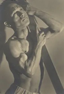 Muscles Prints: Figure Study, about 1928. Creator: Shigemi Izuo