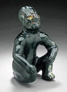 Mesoamerica Prints: Figure Undergoing Transformation, 900-300 B.C.. Creator: Unknown