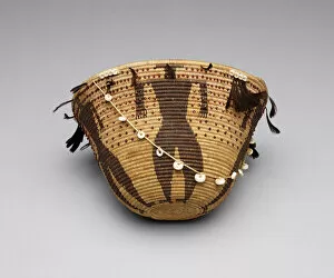 Basketry Gallery: Figured Gift Basket, c. 1890. Creator: Unknown