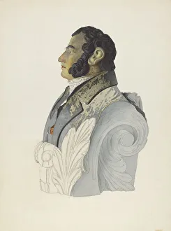 Black Hair Gallery: Figurehead, 1935 / 1942. Creator: John W Kelleher