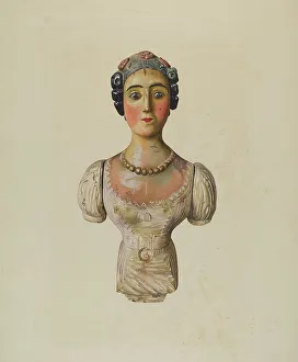 Figurehead, c. 1938. Creator: George Constantine;Constantine, George